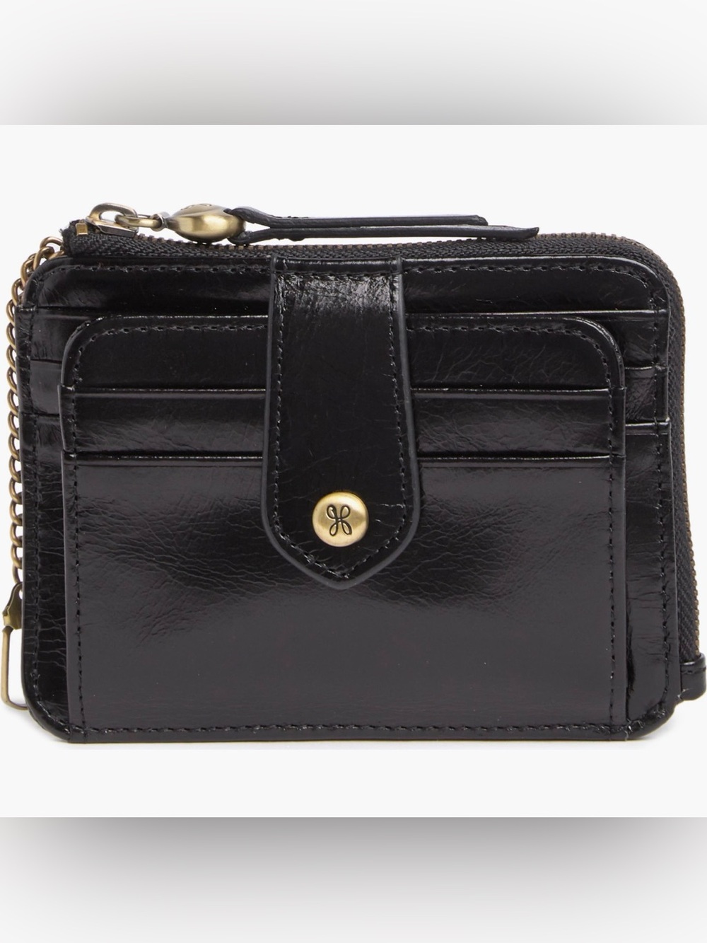 NWT HOBO Black Leather Wallet Cardholder